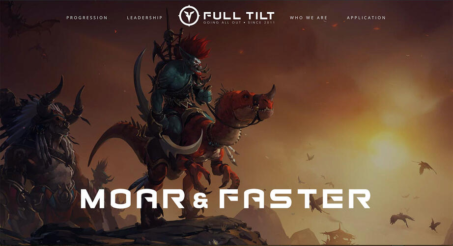 Screenshot of introduction featuring Horde leaders.